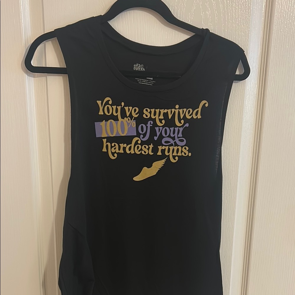 Life is Good Black Motivational Women's Tank Top